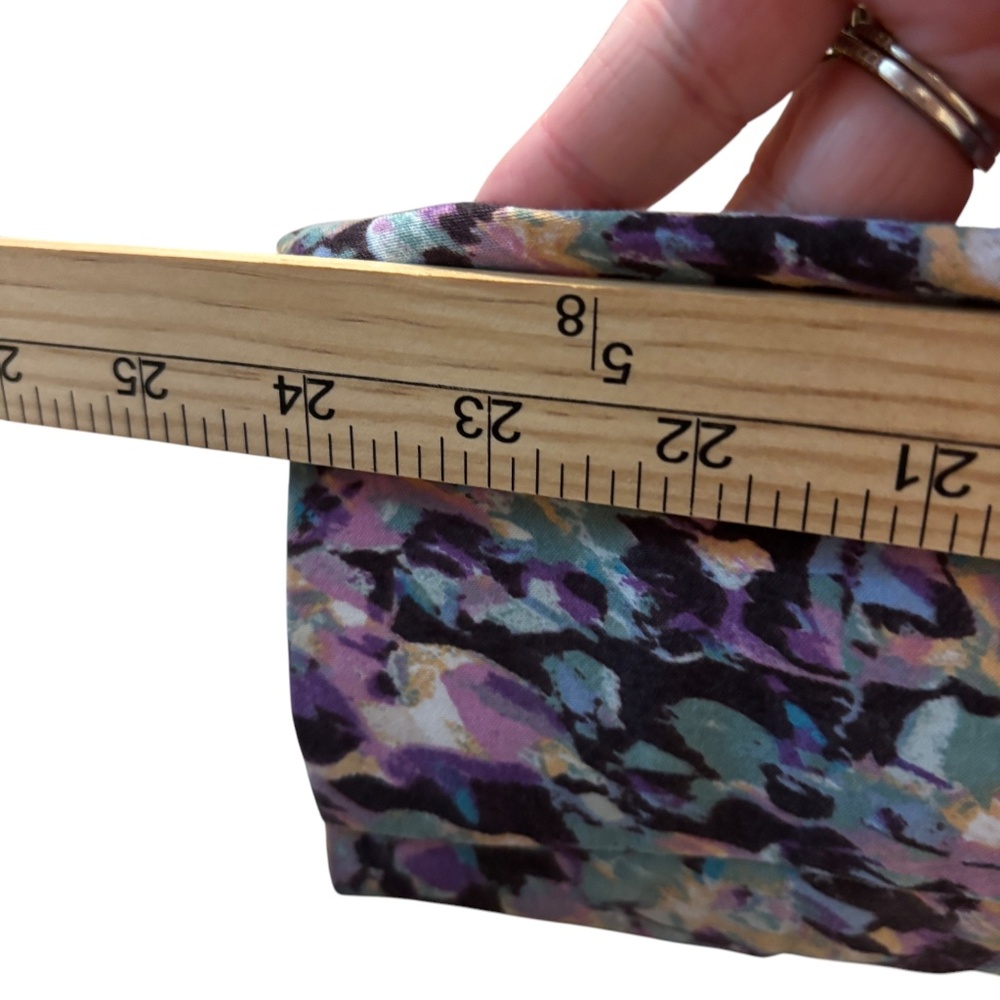 Mossimo Abstract Floral Print Blazer Jacket Multicolor XL purple pink - Picture 14 of 14